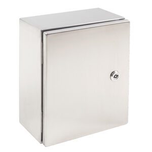 Armario Metálico de Fijación Mural IP66 Inox 304L 300X250X150 mm Puerta Única