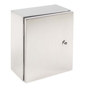 Armario Metálico de Fijación Mural IP66 Inox 304L 1000X800X300 mm Puerta Única Con Puerta Interior