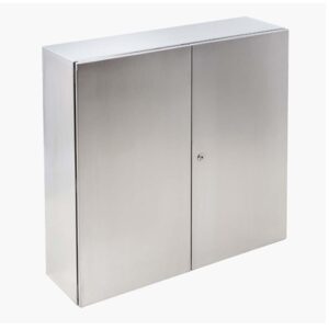 Armario Metálico de Fijación Mural IP66 Inox 304L 1200X1000X300 mm Puerta Doble Con Puerta Interior