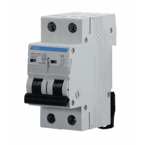 Interruptor Modular Riel DIN TECS MCB 10kA 2P 4A Curva C
