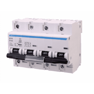 Interruptor Modular Riel DIN TECS MCB 10kA 4P 6A Curva C