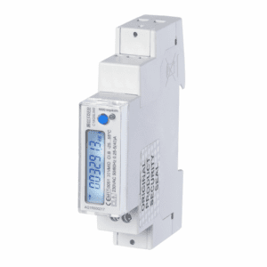 Contador de Energía Digital Certf. MID Monofásico Instalación a riel DIN 230V-40A Pulso