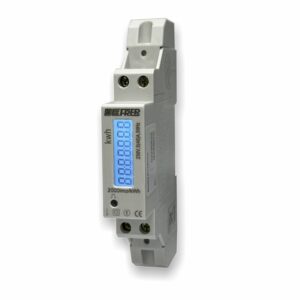Contador de Energía Monofásico Instalación a riel DIN 230V-40A Pulso KWh